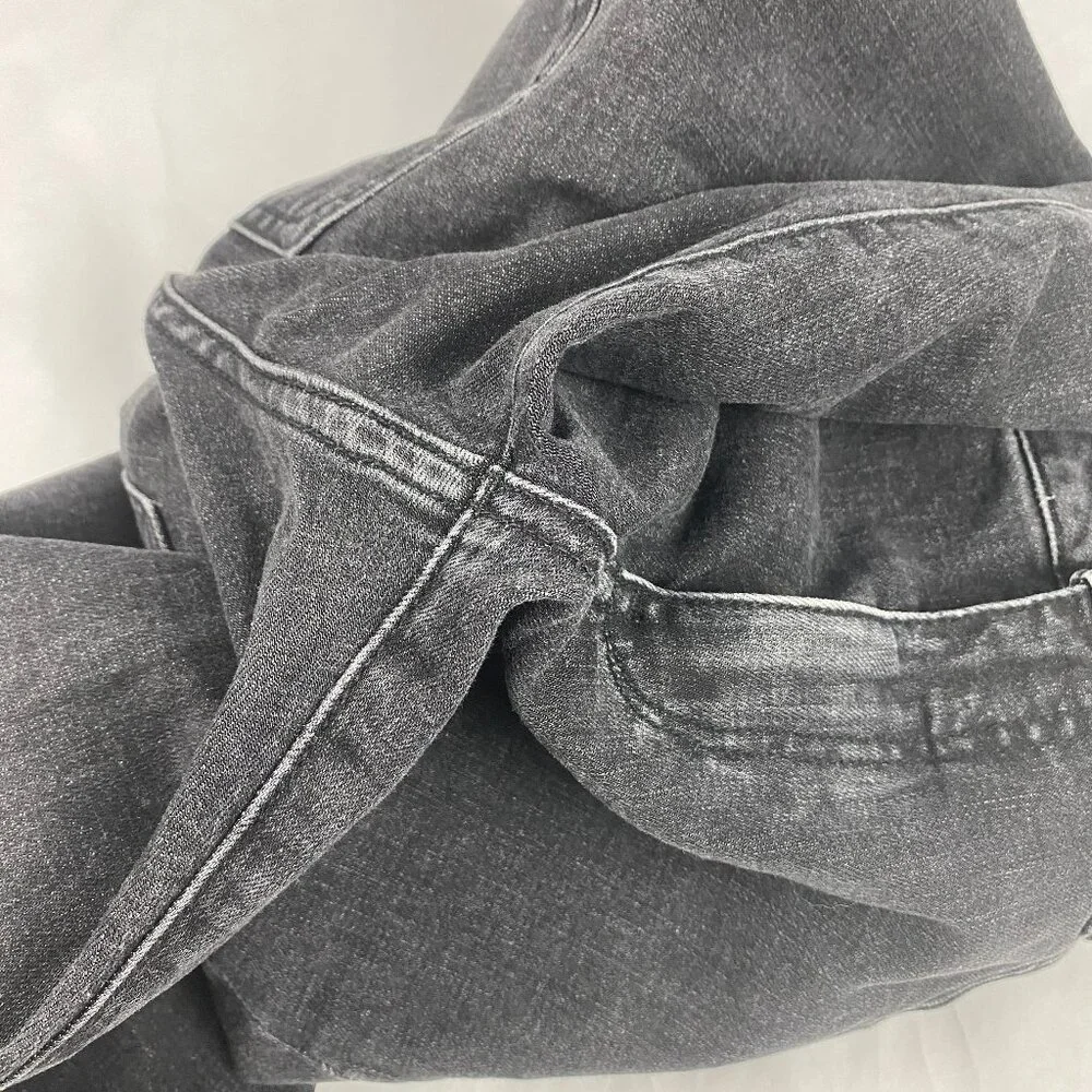 Pilcro Anthropologie High-Rise Flare Jeans Women's Size 27 Black - Picture 7 of 14